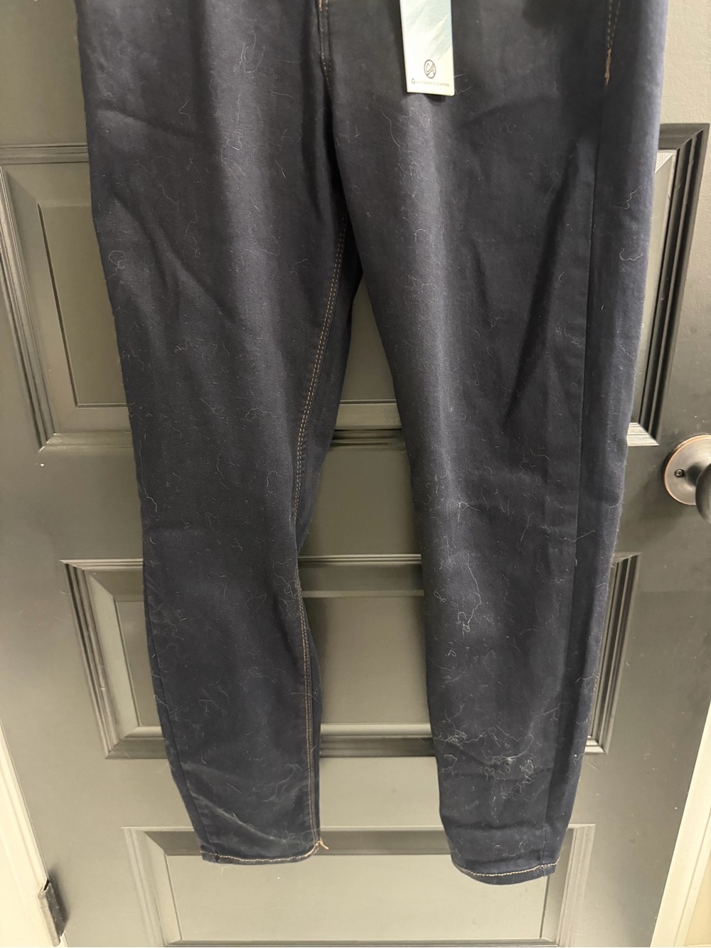 NWT Curve Appeal High Rise Comfort Waist Skinny Jeans Dark Wash Size 6/28 - Picture 3 of 11